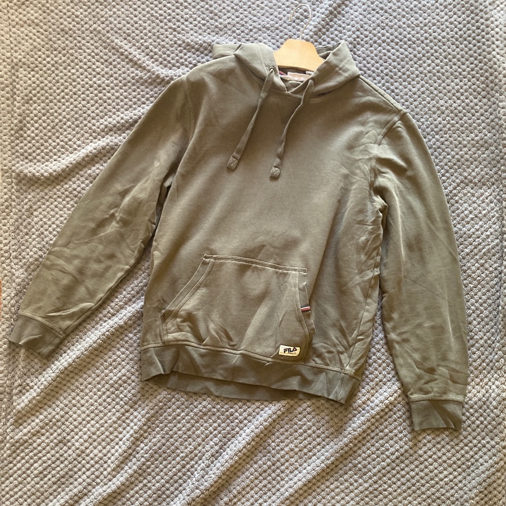 Green Fila Hoodie